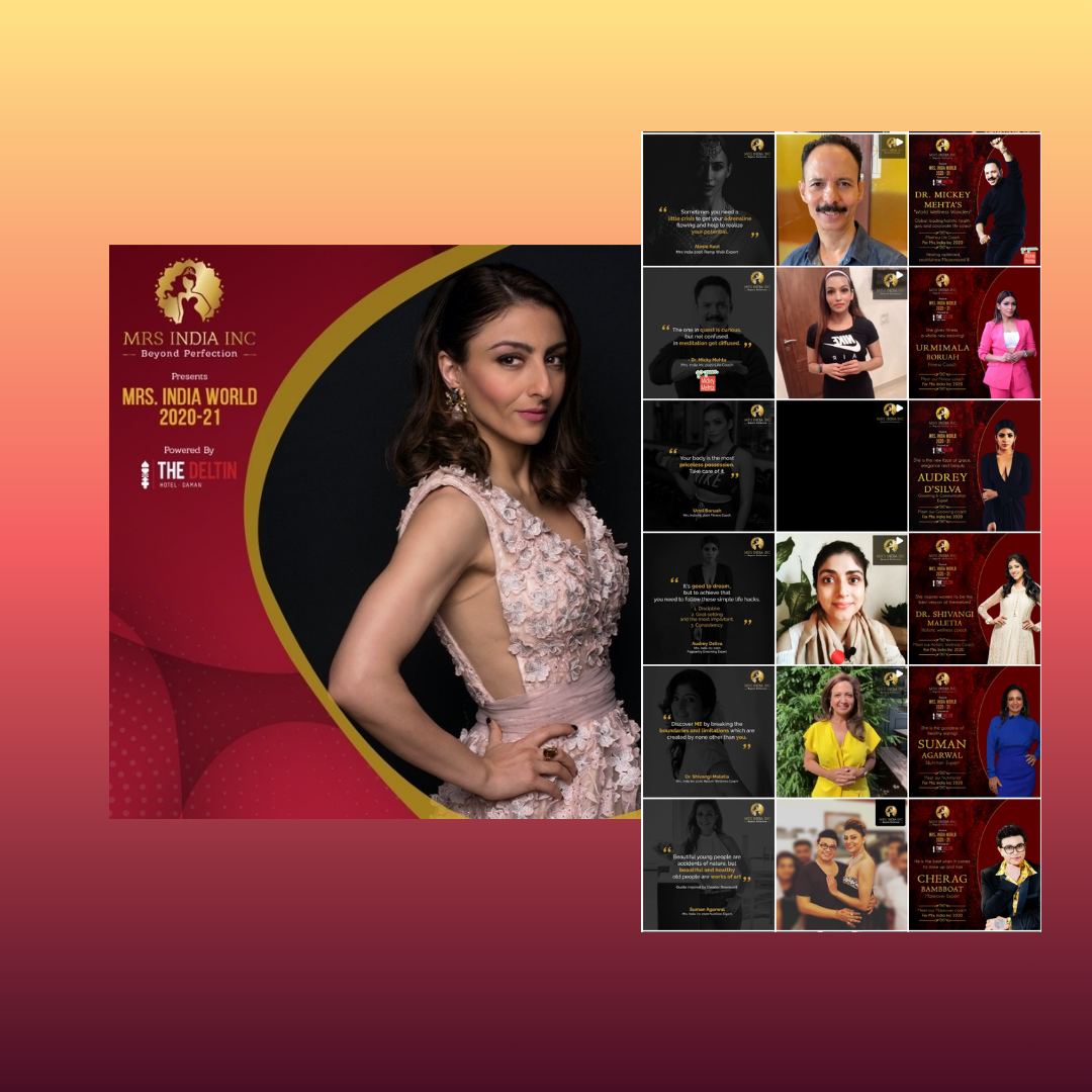 Mrs. India Inc - Social Media